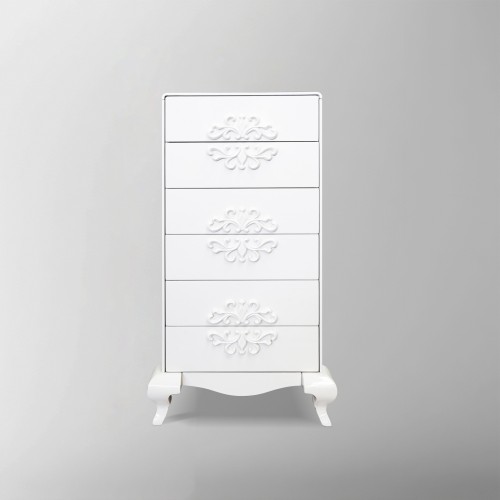 French White Chest of Drawers